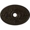 Ekena Millwork Alexa Medallion (Canopies up to 5 5/8"), 30 3/4"W x 21 1/4"H x 3 7/8"ID x 1 5/8"P, Stone Hearth CM21X30ALSHF - alternate 1